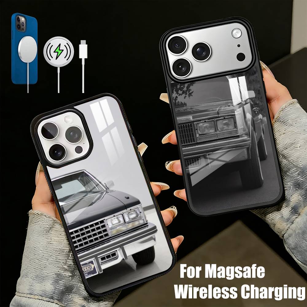 1976 Classic Vintage Cars S-SevilleES Phone Case For iPhone17,16,15,14,13 Plus,Pro Max Magnetic For Magsafe Wireless Charging
