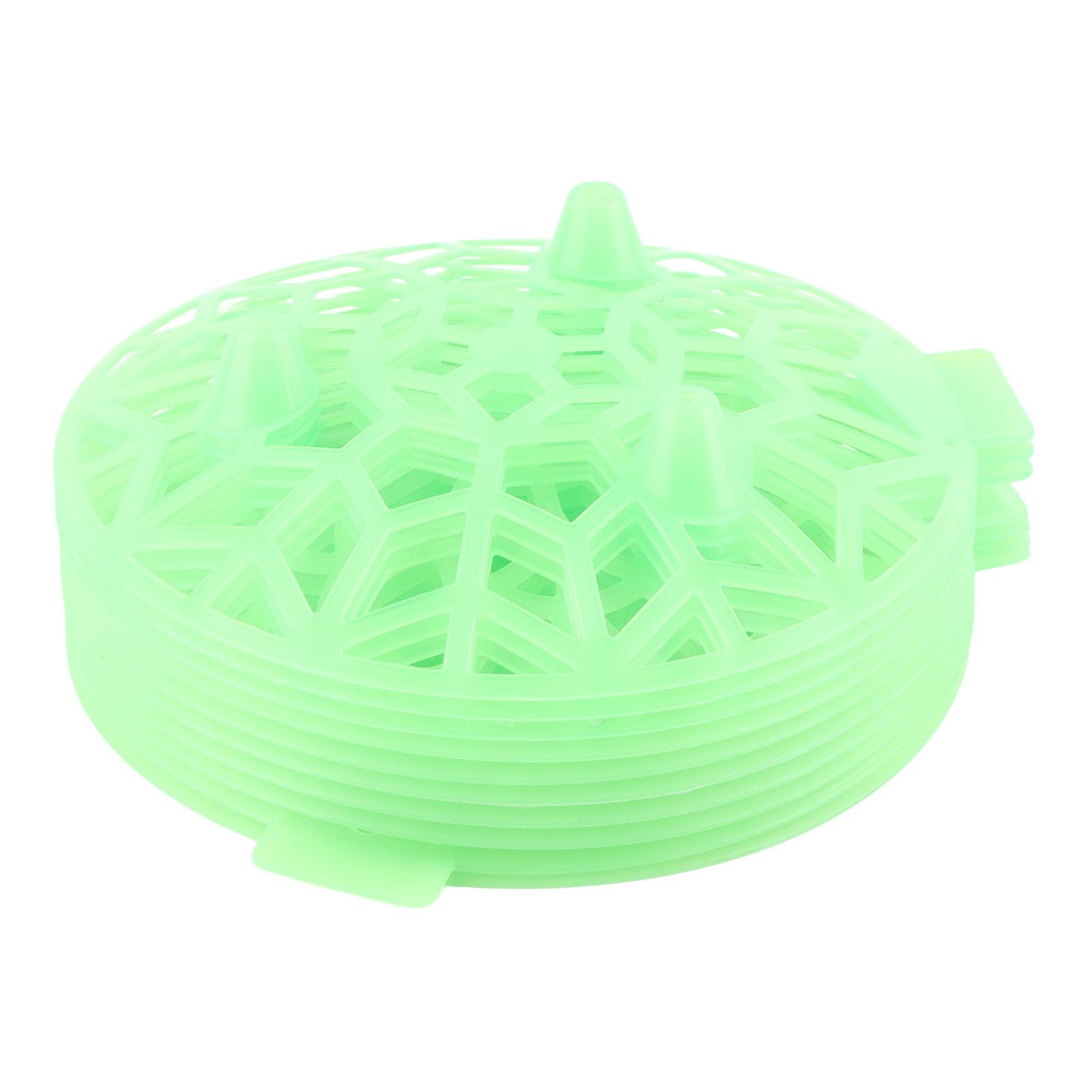 

10 шт. Подставка для поддержки фруктов Помогает поддерживать Предотвращает гниение Устойчивая Многоразовая Устойчивая к погодным условиям Рамка для поддержки фруктов Зеленая зелёный