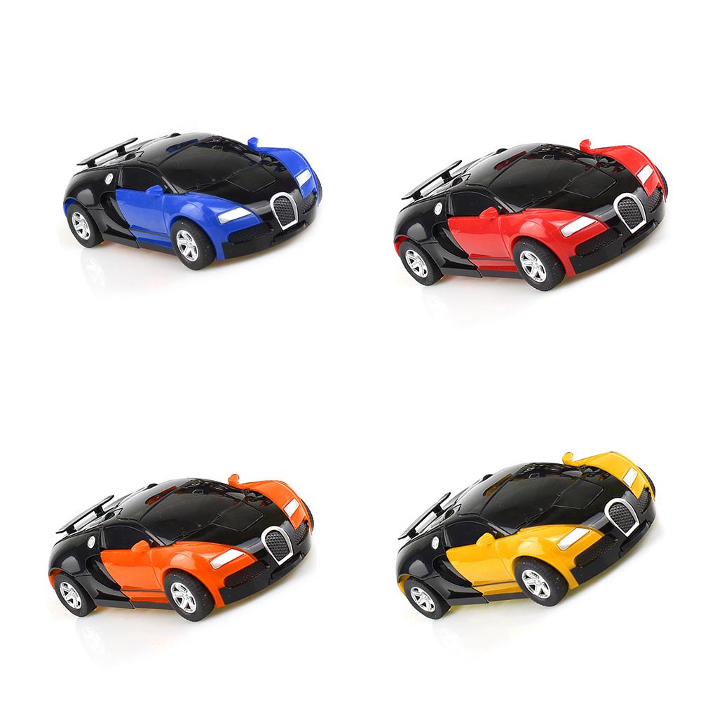 Car Robot Plastics Small Scale Wear-resistance Firmness Vehicles Toys Action Figure Inertial Power Vehicle Robots