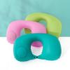 Portable Inflatable U-shaped Neck Pillow for Travel - Milk Silk Press-type for Car & Airplane
