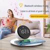 Sayrelances Wireless Charging Alarm Clock Bluetooth Speaker