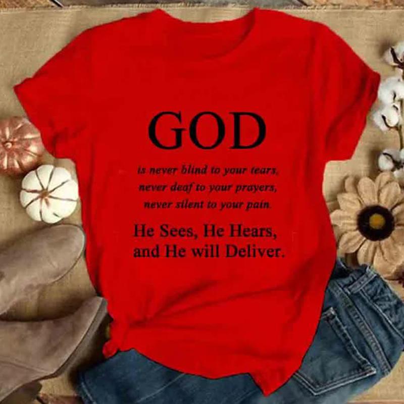 Tricou de modă pentru femei cu litere portocalii Tricou amuzant casual cu gâtul O cu mâneci scurte Tricou de vară pentru femei