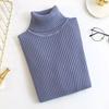 Women Bottom Sweater Turtleneck Long Sleeve Slim Fit Knitting Tops