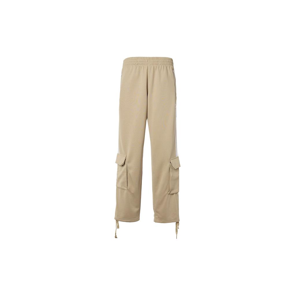 adidas Originals Trefoil Logo Print Cargo Pants Men Bottoms Khaki HD2512