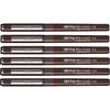 Rotring Tikky Graphic Pigment Liner 0.3mm & 0.5mm Pens - 3 Black Pigment Ink, Fiber Tips, Set of ...