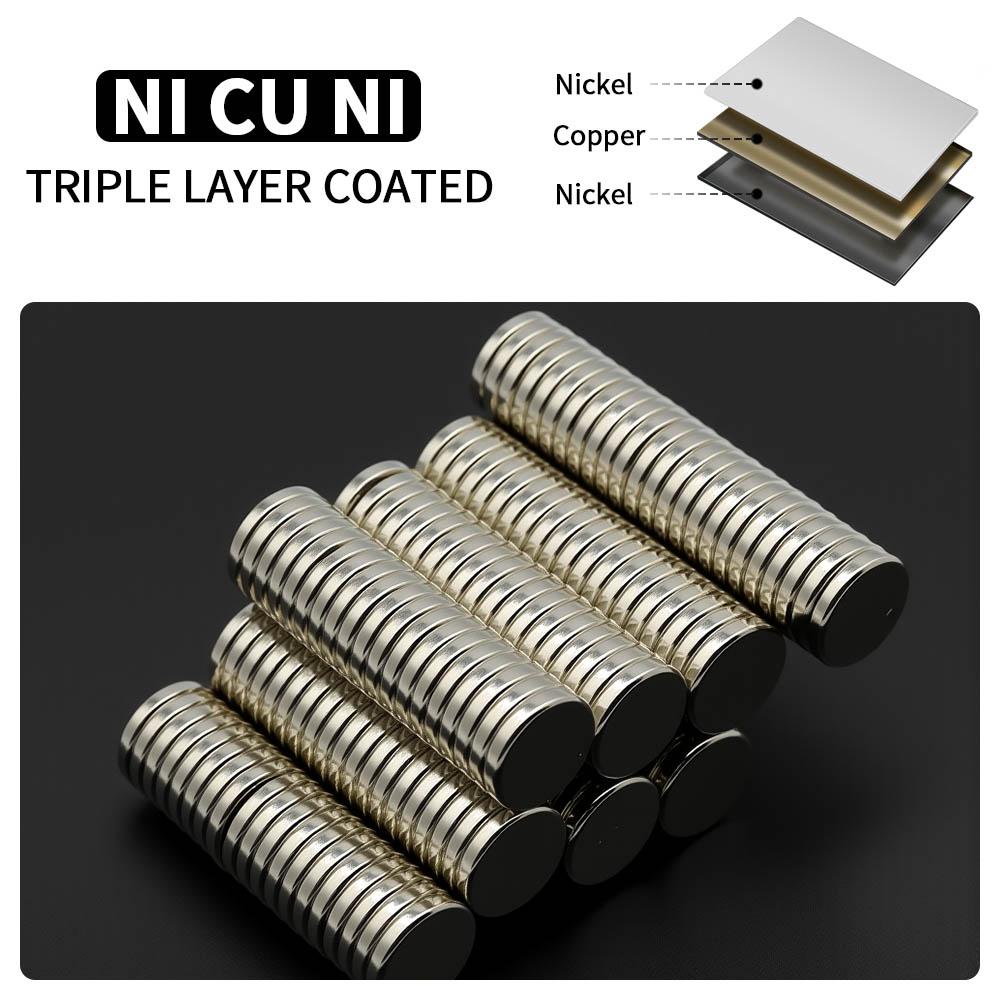 15x3mm Powerful Neodymium Magnet N35 NdfeB Permanent Magnetic imanes Round Super Strong Fridge Magnets DIY