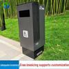 Outdoor Stainless Steel Trash Can with Inner Liner