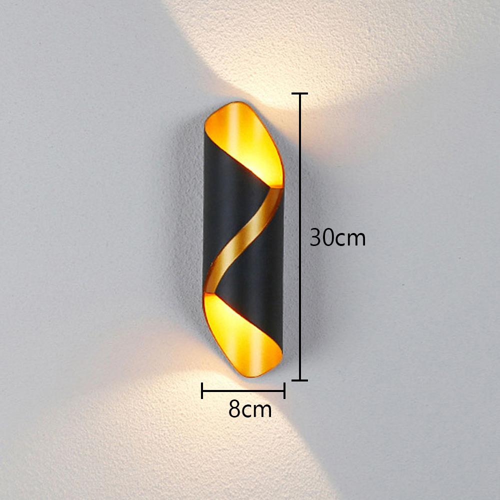 Appliques murales LED minimalistes modernes Appliques murales d'intérieur de style nordique Applique murale de chevet de chambre à coucher Éclairage intérieur simple