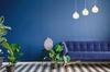 CLASSIC METAL HANGING LAMP GLASS SHADE
