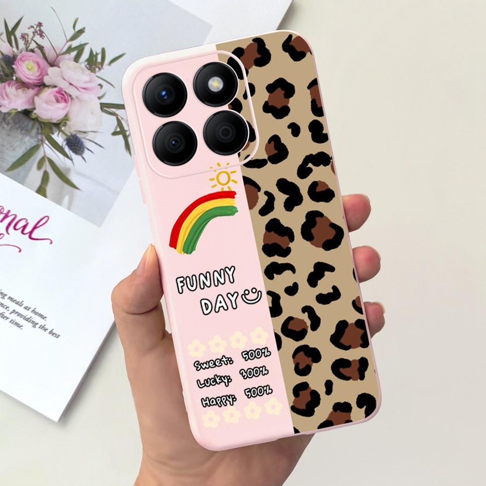 Women Fashion Girly Phone Case For Huawei Honor X9b Honor X8b Coque Funda Flower Pattern Soft Silicone Funda HonorX9b 5G Coques