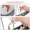 4 IN 1 Valve Core Extractor Valve Core Remover Kit for RV Car Bicycle Motorcycle Tire Repair Tool Set