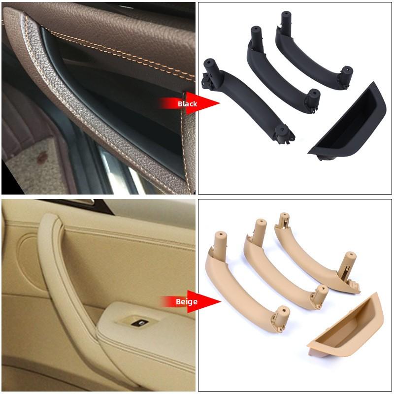 Car Interior Door Handle Left Right Inner Door Panel Handle Pull Trim Cover For BMW X3 X4 F25 F26 2010 2011 2012 2013 2014 2015 2016 2017 LHD