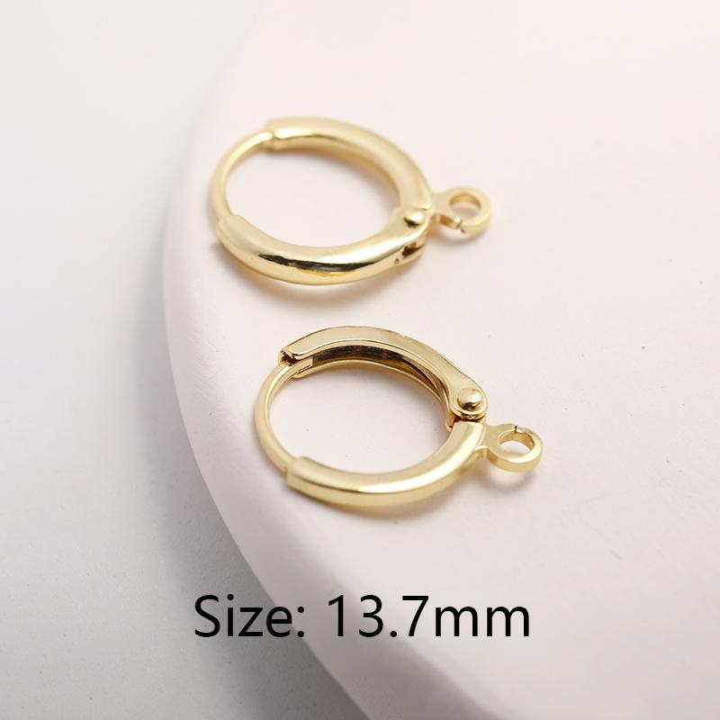 14K Gold Plating Diamond Charms,Supplies For Jewelry Making Brass Metal Inlaid Zircon Hollow Diamond Pendants Wholesale