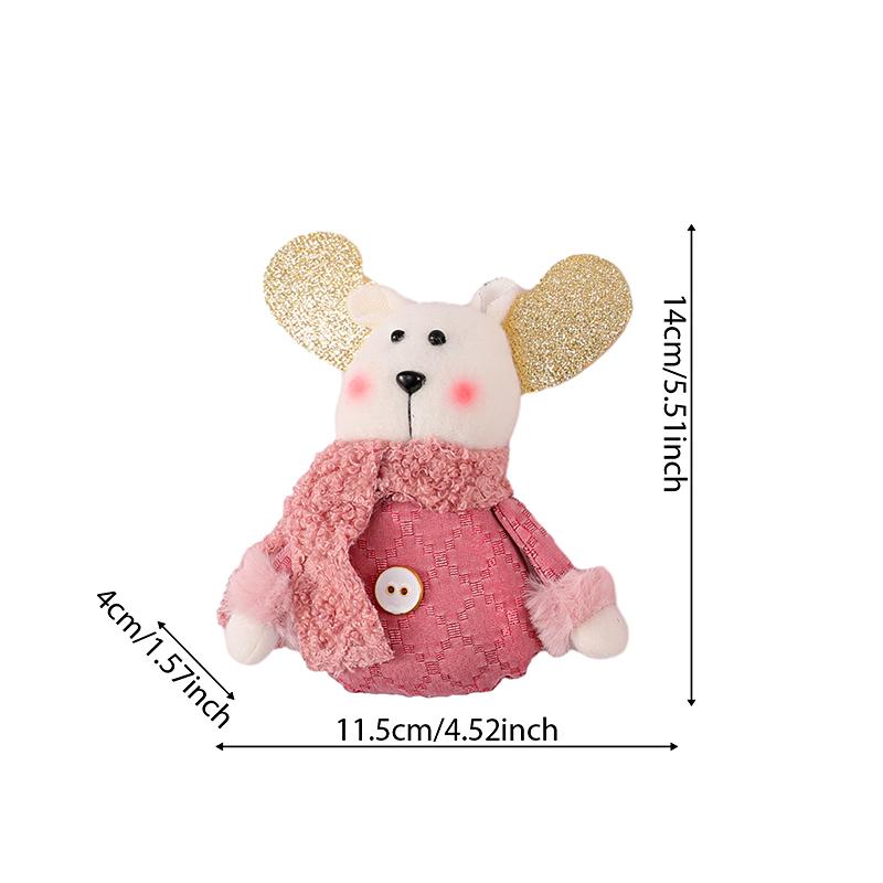 1ks Přívěsek na vánoční stromeček Sváteční dekorace Rozvržení scény Rozložení scény Panenka