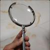 10x 110mm Metallic Handheld Reading Magnifier Hd Optical Lens Magnifying Glass Helping Hands Loupe