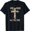 Faithful Religious Christian Camo Cross Quote T-shirt For Men Women
