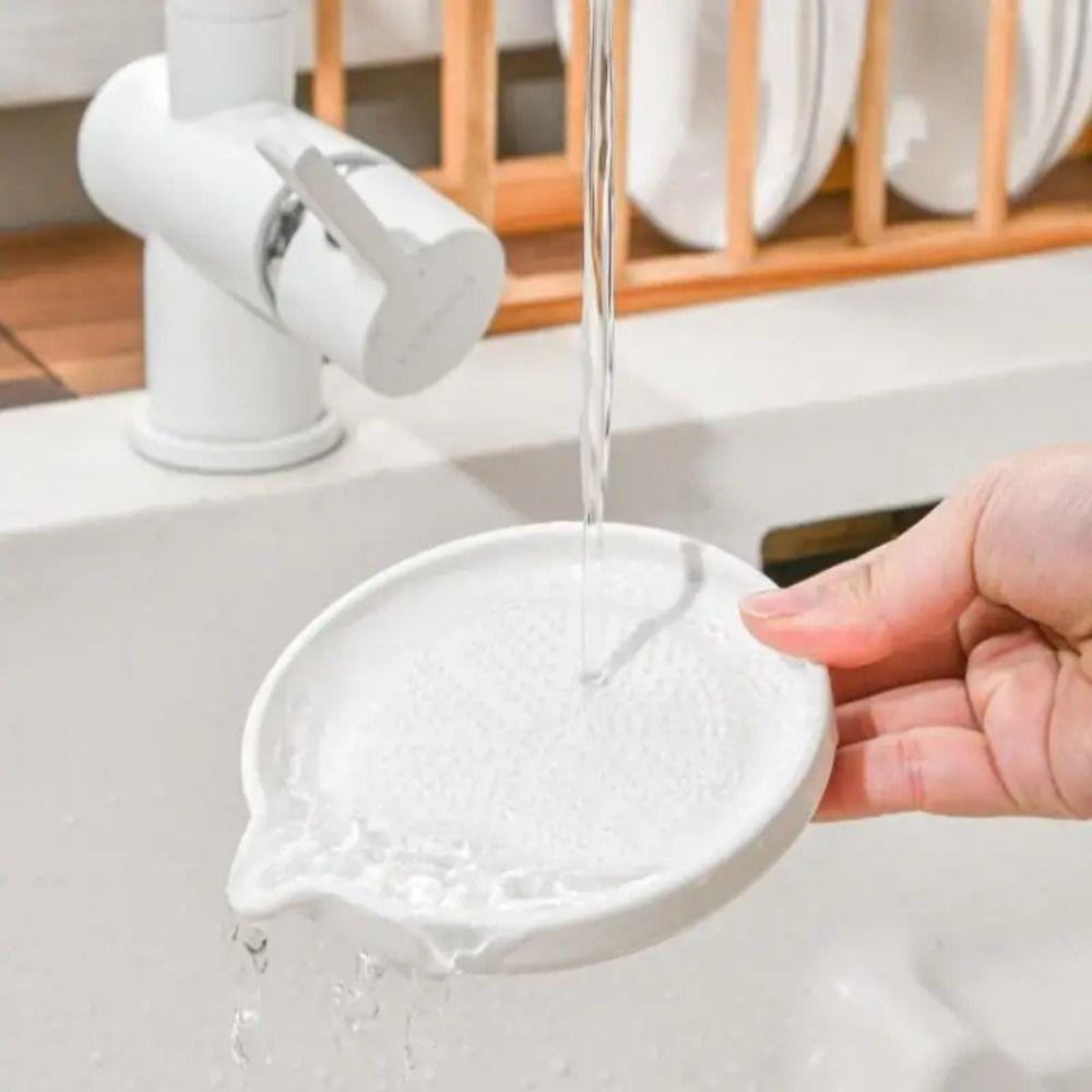 S kartáčkem Keramický strouhač zázvoru Bílá porcelánová strouhací deska Ruční mlýnek na potraviny Strouhání zeleniny