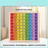 Blocos de Tabuada de Multiplicação de Madeira Brinquedo Educacional Para Crianças Aprenderem Habilidades Matemáticas