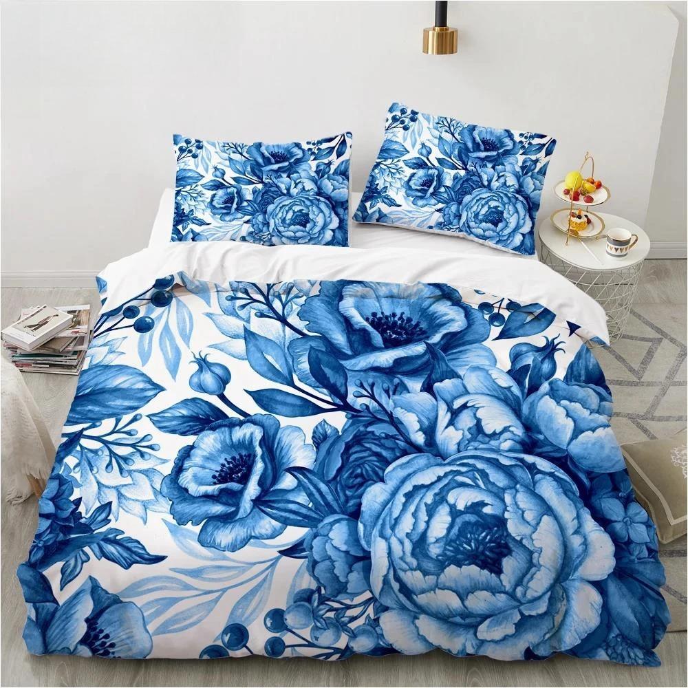 Luxury 3D Bedding Set Europe Double Duvet Cover Set Bed Linen Comfortable Blanket/Quilt Cover Bed Set Nordic Colour