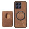 For Motorola Moto G86 Power 5G Magnetic Case Case Retro Leather + TPU Phone Cover with Detachable Card Slot