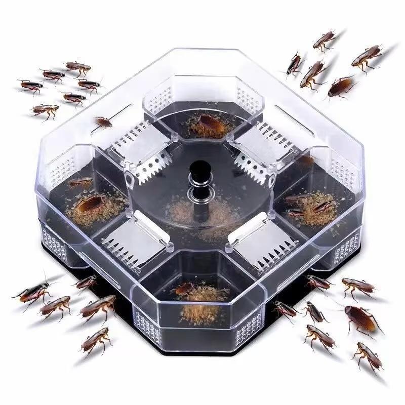 Cockroach Trap Bug Catching Tool Cockroach Box Home Indoor Kitchen Safety Physical Bug Size Pass Kill Trap Trap