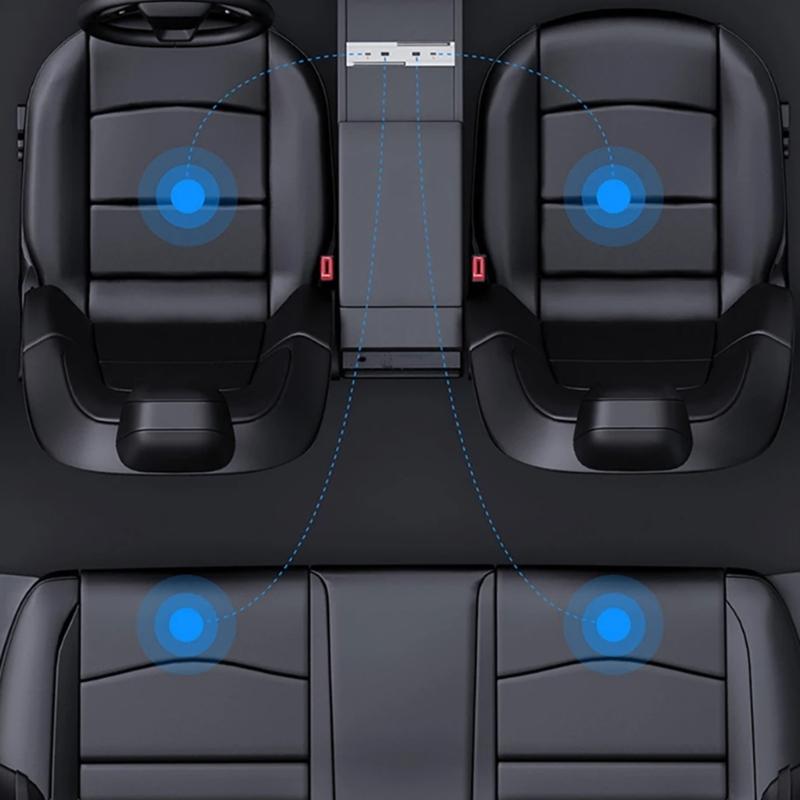 Car Fast Charging USB Shunt Hub Ports for Car 3+ Highland Center Console Docking Station Type C Data Transfer Adapter