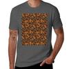 Monarch Butterfly Repeat Pattern Butterflies Insects Wings Nature Orange Black And White Tshirt Lightweight Hiking Tshirt
