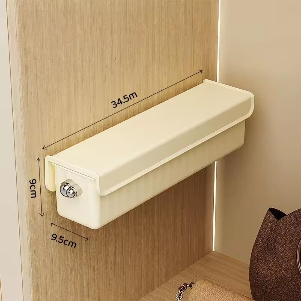 6 Grids Underwear Storage Box Wall-Mounted Simple Miscellaneous Storage Box Large Capacity Dustproof Panties Socks Organizer
