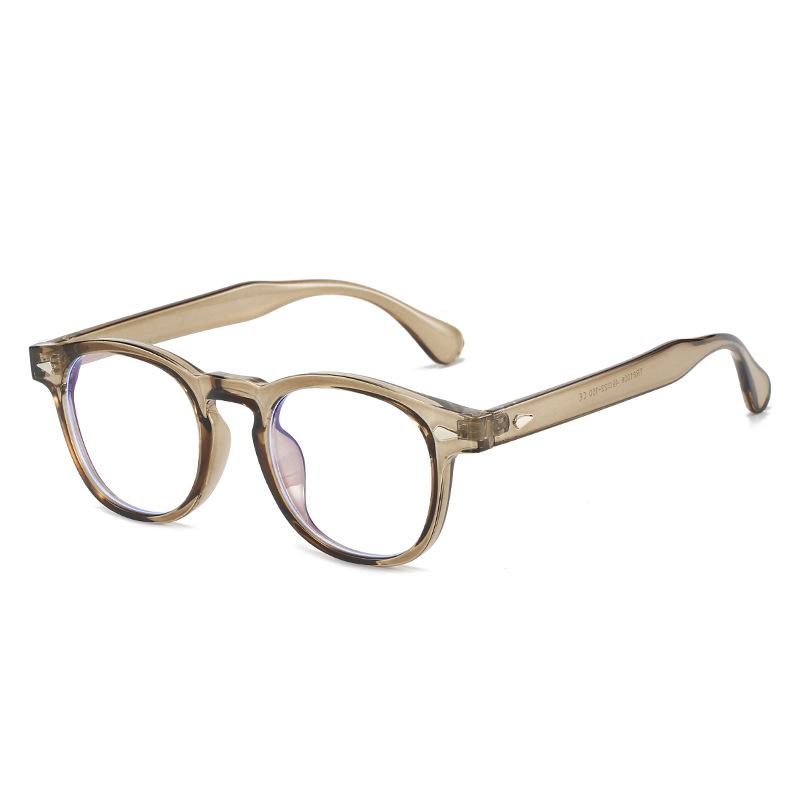 Fashion TR90 Anti Blue Light Filter Gaming Glasses Women Men Clear Grey Anti Blue Light Blocking Glasses 2024