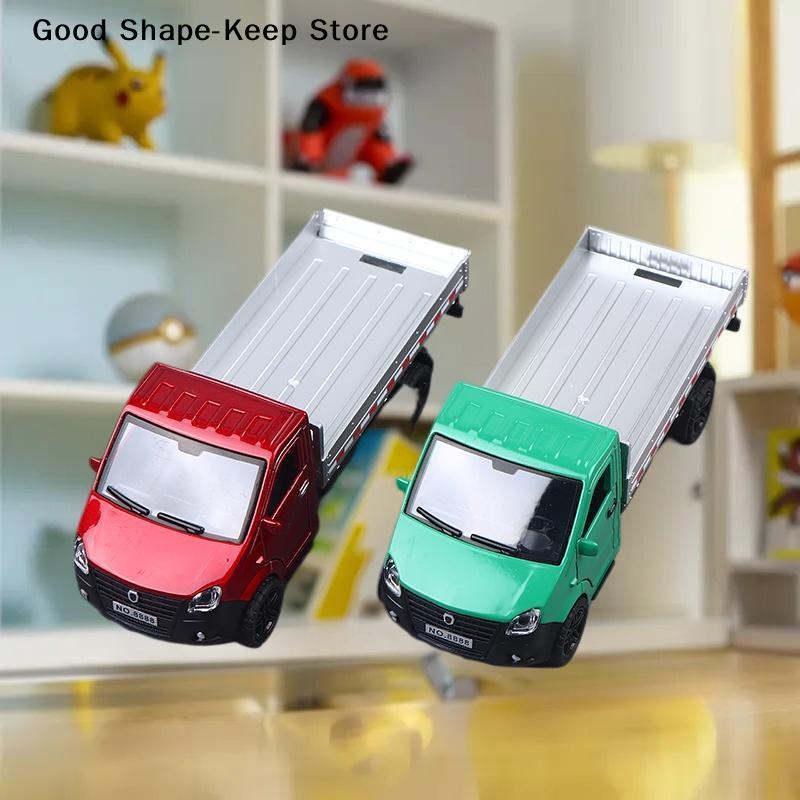 1/36 Scale Alloy Pullback Three-door Truck, Stylish Design, Can Carry Cargo Boy's Toy Die-cast Metal Kids Toy Transport Truck