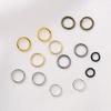 Electroplated Color-Retain O-ring Connector Clasp for DIY Jewelry Necklaces & Bracelets