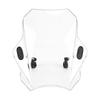 Clear Motorcycle Windshield Adjustable Wind Air Deflector Windscreen Front Flyscreen Replacement for Suzuki
