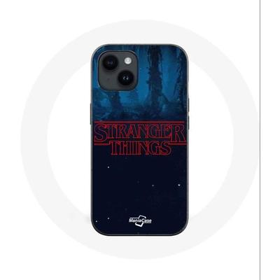 Coque - Maniacase - Iphone 14 Plus - Souple - Noir - Stranger Things Logo Saison 2