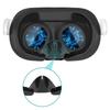 MetaQuest 3 Retractable VR Eye Mask - Light-Blocking, Waterproof, Sweatproof, Silicone Face Shield