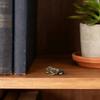 Solid Brass Brass Toad Figurine Retro Style Tea Pet Ornament Golden Toad Statue  Desktop Decoration