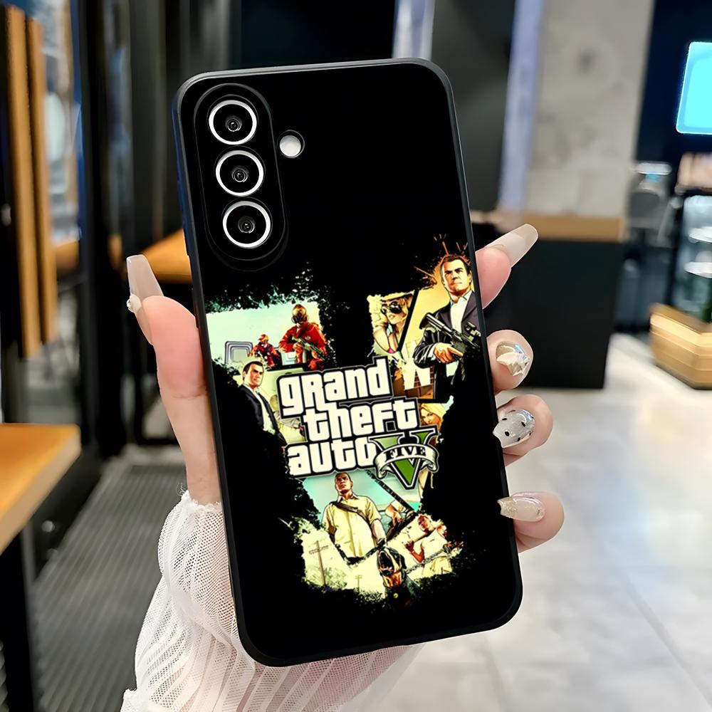 Husă de telefon Grand Theft Auto GTA V Pentru Samsung A25 A13 A33 5G A54 A36 A35 A56 A52 A14 Antișoc Capac Moale