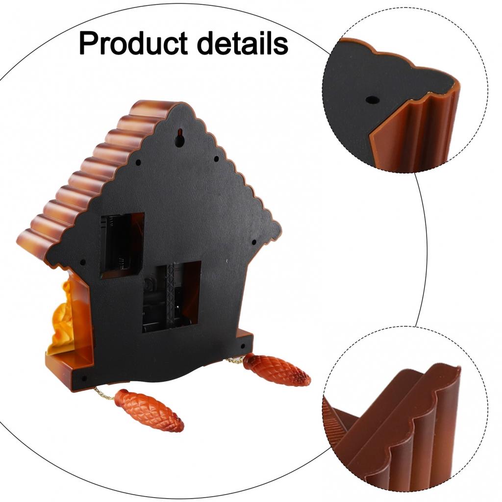 Functional Art Wall Mounted Cuckoo Pendulum Clock for Decor Lovers