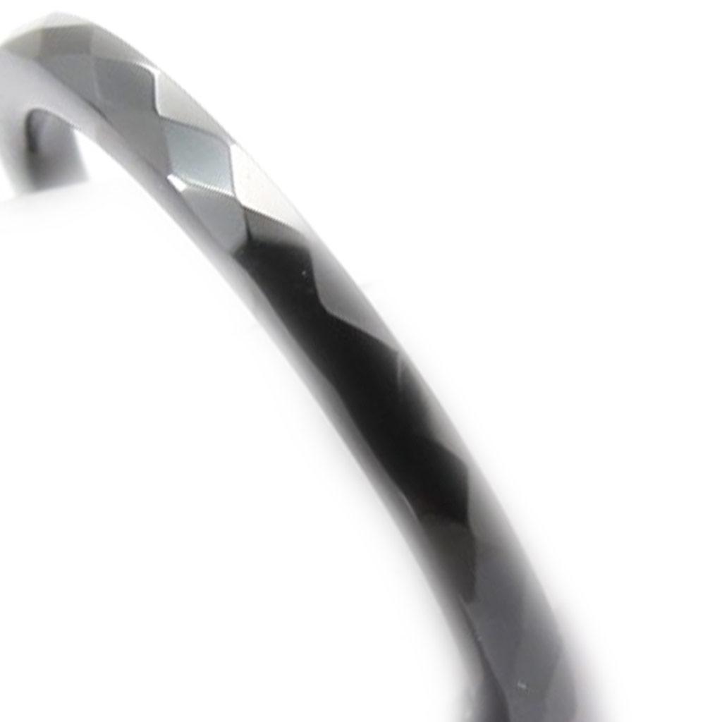 Designer Ring 'Mineralia' Anthracite Gray Ceramic - 2 Mm