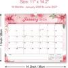 2026 Calendar, Wall Calendar 2026-2027, 11" x 14.2" Monthly Desk Calendar for Home and Office, 18 Months From January 2026 to June 2027 With Vacation