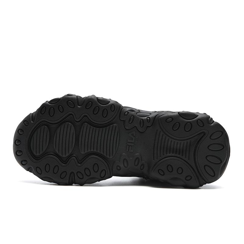 New FILA Cushioning Abrasion Resistant Thermal Mid top Casual Shoes Women's Black F12W542115FBD