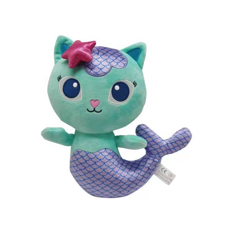 Gabby's Dollhouse Mermaid Cat Plush Fairy Doll Toy