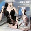 Domila Sexy Underwear Lace Temptation Transparent Hollow Sexy Onesie Women's Hot Open Uniform Suit