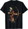 Native American Indian Chief Bow Arrow Native American Pride T-Shirt, UNISEX Tee