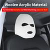 Pro Tesla Model Y 3 X S Potah na autosedačku Pokrývka hlavy opěrky hlavy Klobouk herce Pouliční žerty Dekorace strážce Pokrývka hlavy Příslušenství do interiéru auta