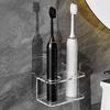 Acrylic Electric Toothbrush Holder 2/3/4 Holes Wall Mounted Toothpaste Storage Rack Toothbrush Stand Bathroom Accessories
