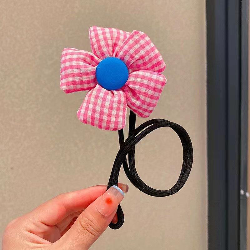 Charm Flower Children's Non-Scraping Ideal Tool Hair Flower Headpiece Hair Braid Maker 1 PC for Girls To Tie Their Hair Up Little Girl Hairpin Styler