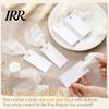 Ink Absorbent Paper Cards Handwritten Business 50 Sheets Blank Textured with Chiffon Ribbon Wedding Invitations Table Name Tags for Party Banquet
