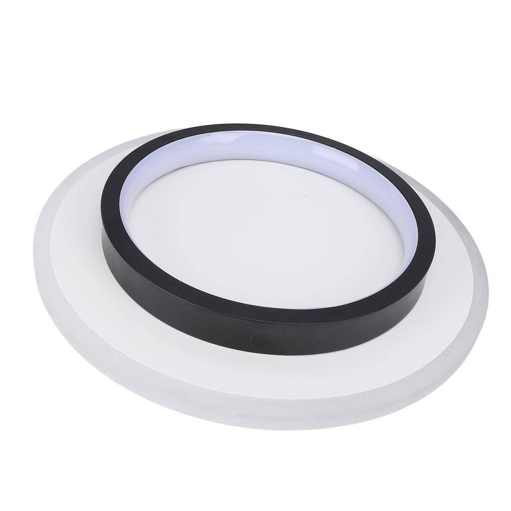 Modern LED Ceiling Light Flush Mount Round Fixture with Remote Control for Living Room Hallway Entry