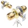 Round Shaped Entrance Lock Doorknob Zinc Alloy Door Knobs Knobset Metal Handle Knob with Key Interior Door Handles