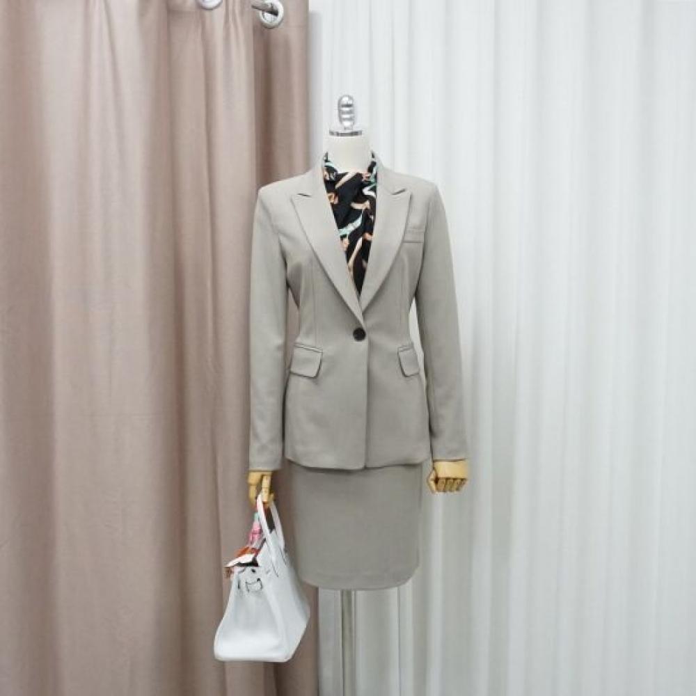 Style Latte Women Slim Span Blazer Winter Tailored Single Button Jacket